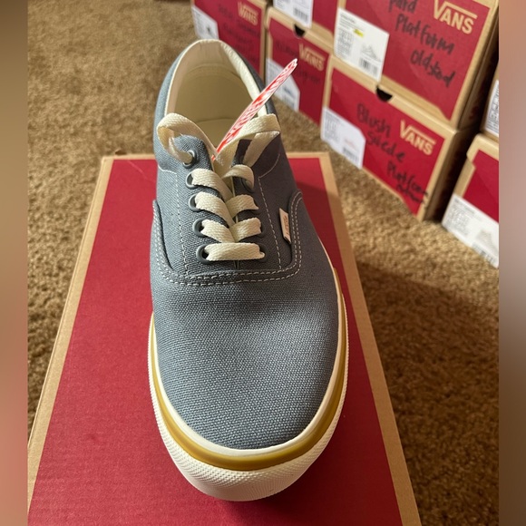 Vans Stacked Era Platform Stormy Navy Size 8.5 - Picture 2 of 3